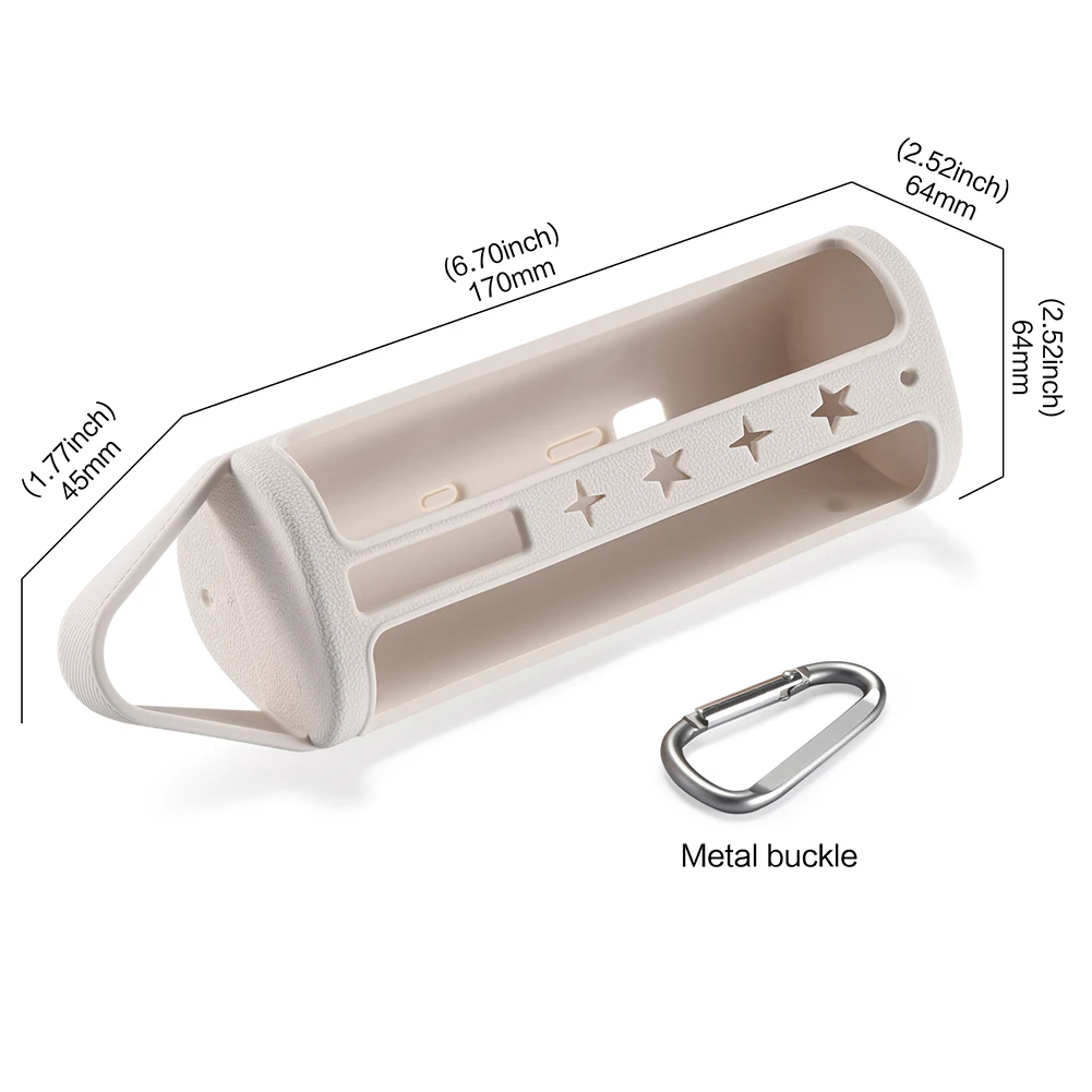Caixa de som premium silicone capa protetora design elegante conveniente portátil para sonos roam 2 suprimentos substituição áudio