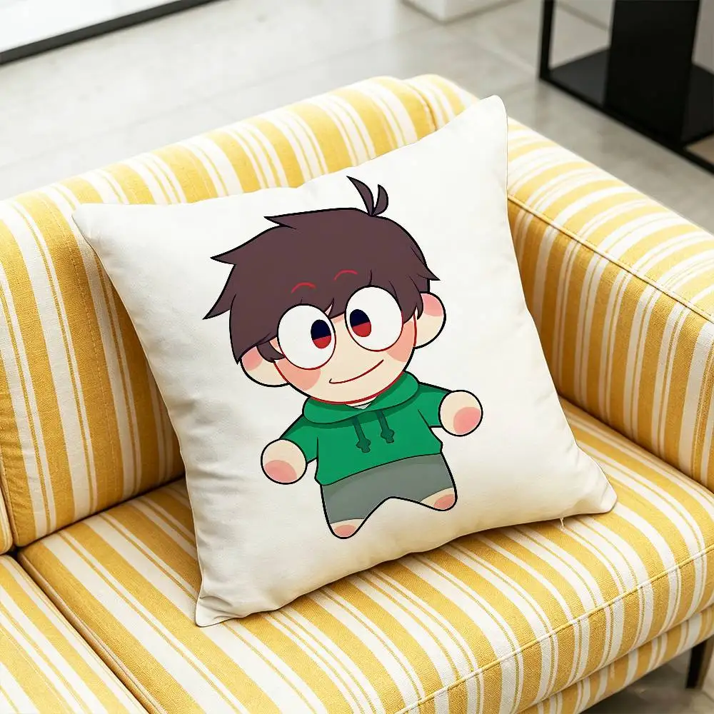 For Eddsworld Tord Tom Edd Matt Throw Pillow Cover Case Custom Gift Decorative Pillowcase Accent Cushion Covers