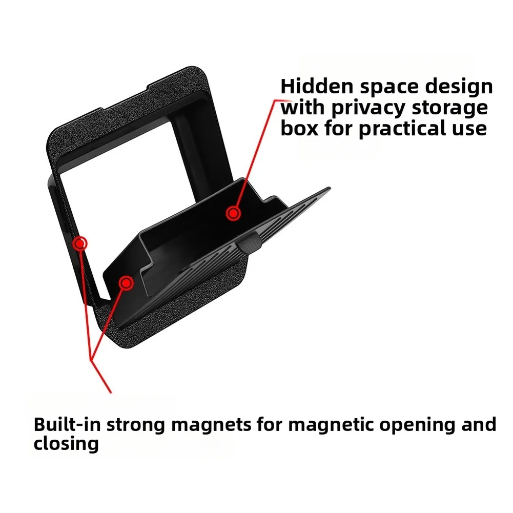 صندوق تخزين السيارة لتويوتا لاند ل كروزر 250 ل برادو LC250 2024 وحدة التحكم المركزية درابزين غطاء صندوق تخزين مخفي