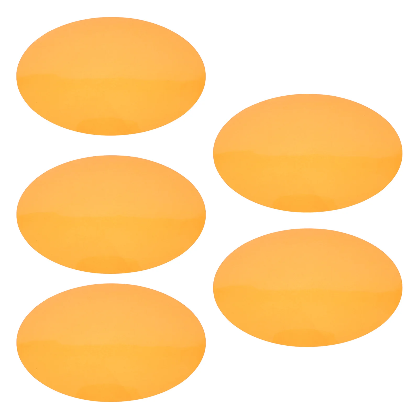 

5Pcs Warm Light Film Sticker Colored Transparent Round Filter Sheets 15Cm Orange Adhesive Spotlight Floodlight Decorative