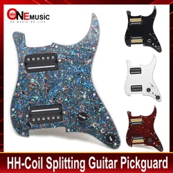 HH-Coil Splitting Electric Guitar Pickguard Two Blade/Hexagonal Screw Style Output-7.5K/15K with Two Humbucker Loaded Prewired S