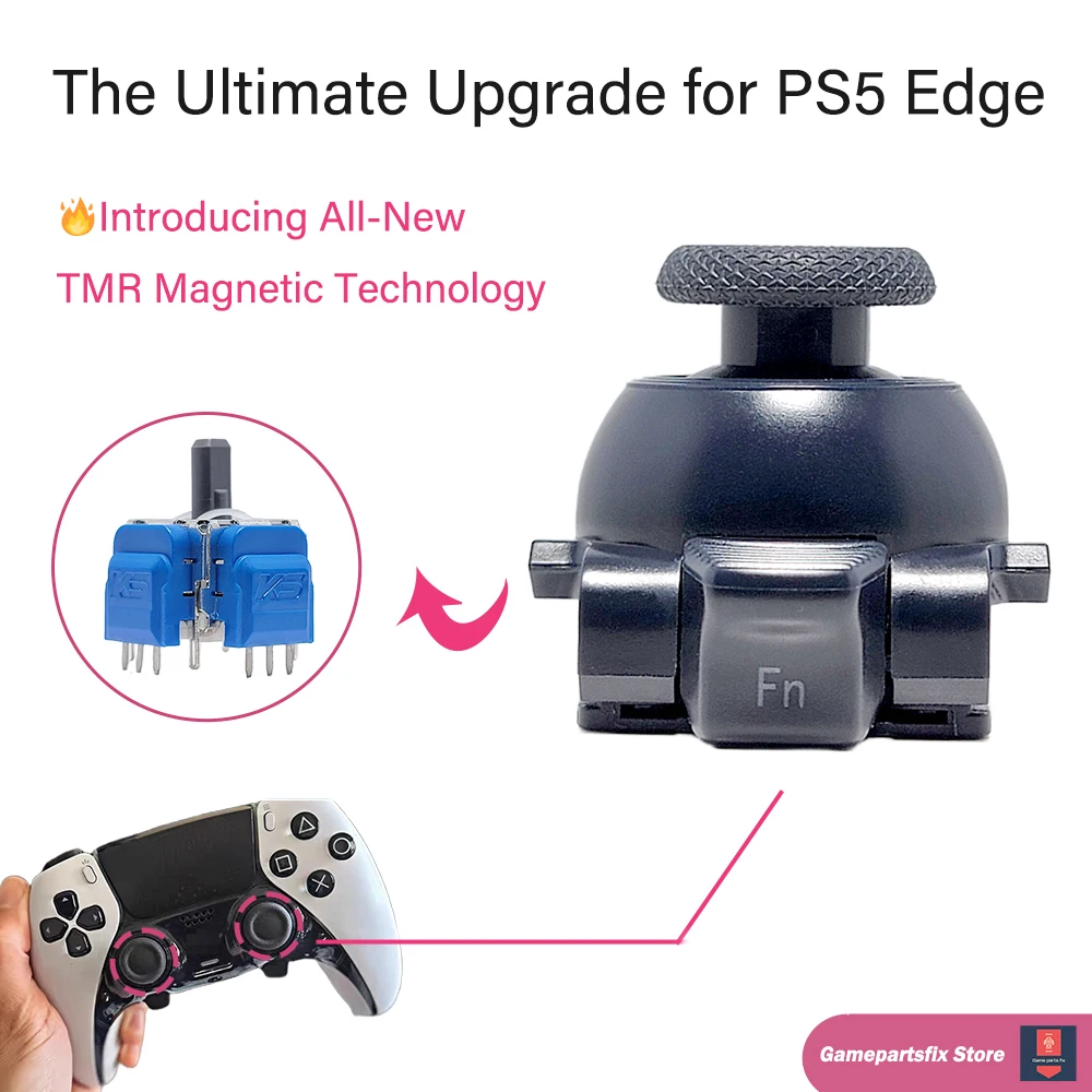 Imagen 3: Módulo de Repuesto para el Control Inalámbrico PS5 DualSense Edge, Módulo de Joystick TMR, ThumbStick Analógico 3D, Anti-Drift, Duradero