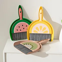 Children's Fan Household Small Broom Dustpan Set Desktop Cleaning Sweep Table Dust Bedroom Office Garbage Shovel