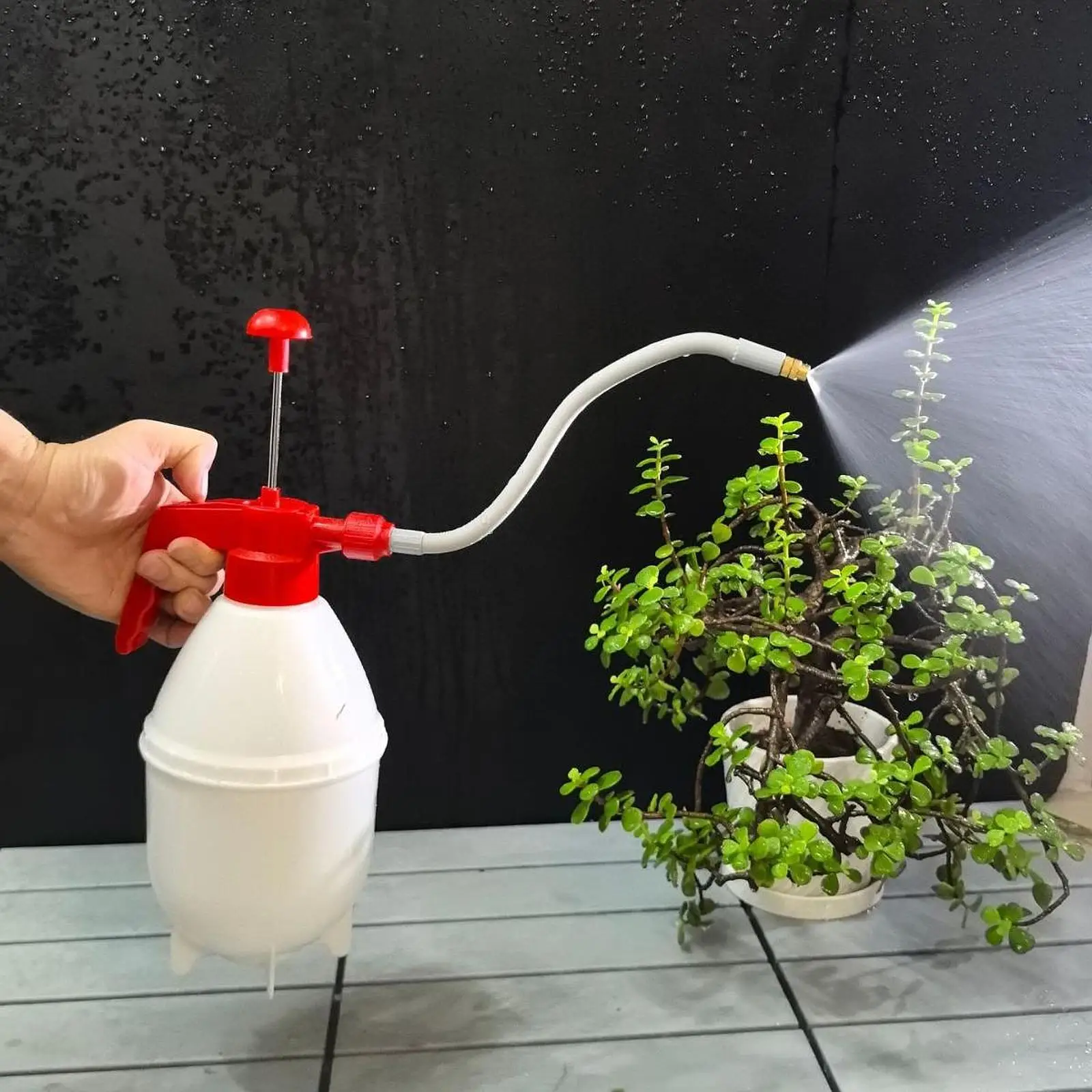 Bendable Garden Sprayer Extension Pole Pressure Bottle Sprinkler Adjustable Tips for Plant Watering and Car Detailing