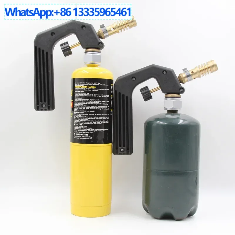 

Сварочный пистолет с медным клапаном и ручкой MAPP Газовый сварочный пистолет MMP Бескислородная сварочная горелка Blowtorch Северная Америка One