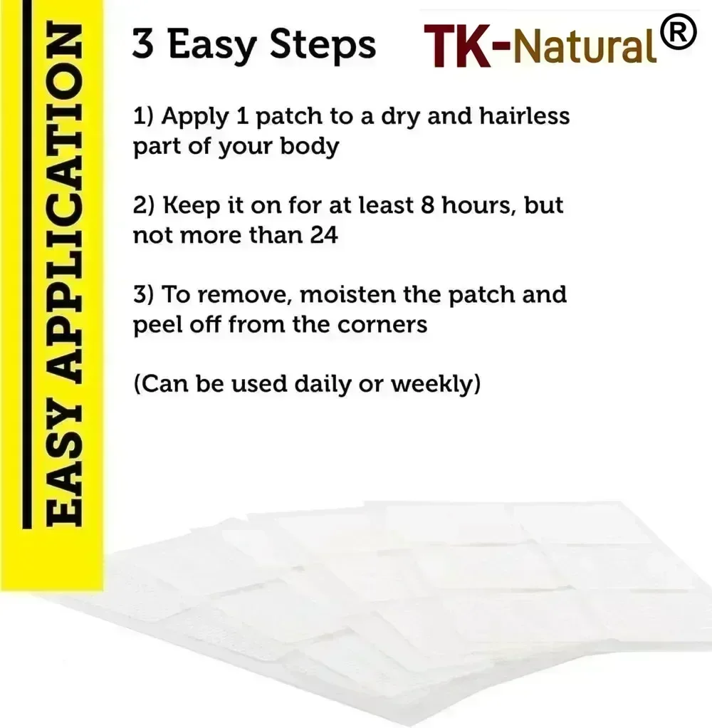 30 Patches Saw Palmetto Transdermal Patches with Zinc & Pygeum - Prostate Health DHT Blocking & Hair Support #4