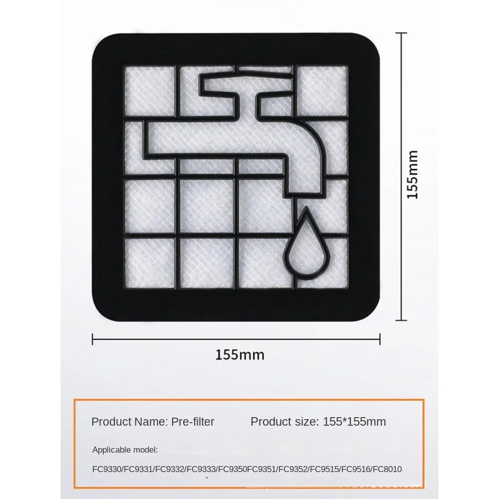 สำหรับ philipsvacuum FC8010 CleanerFC9331 FC9332 Pre-FILTER, Post-FILTER