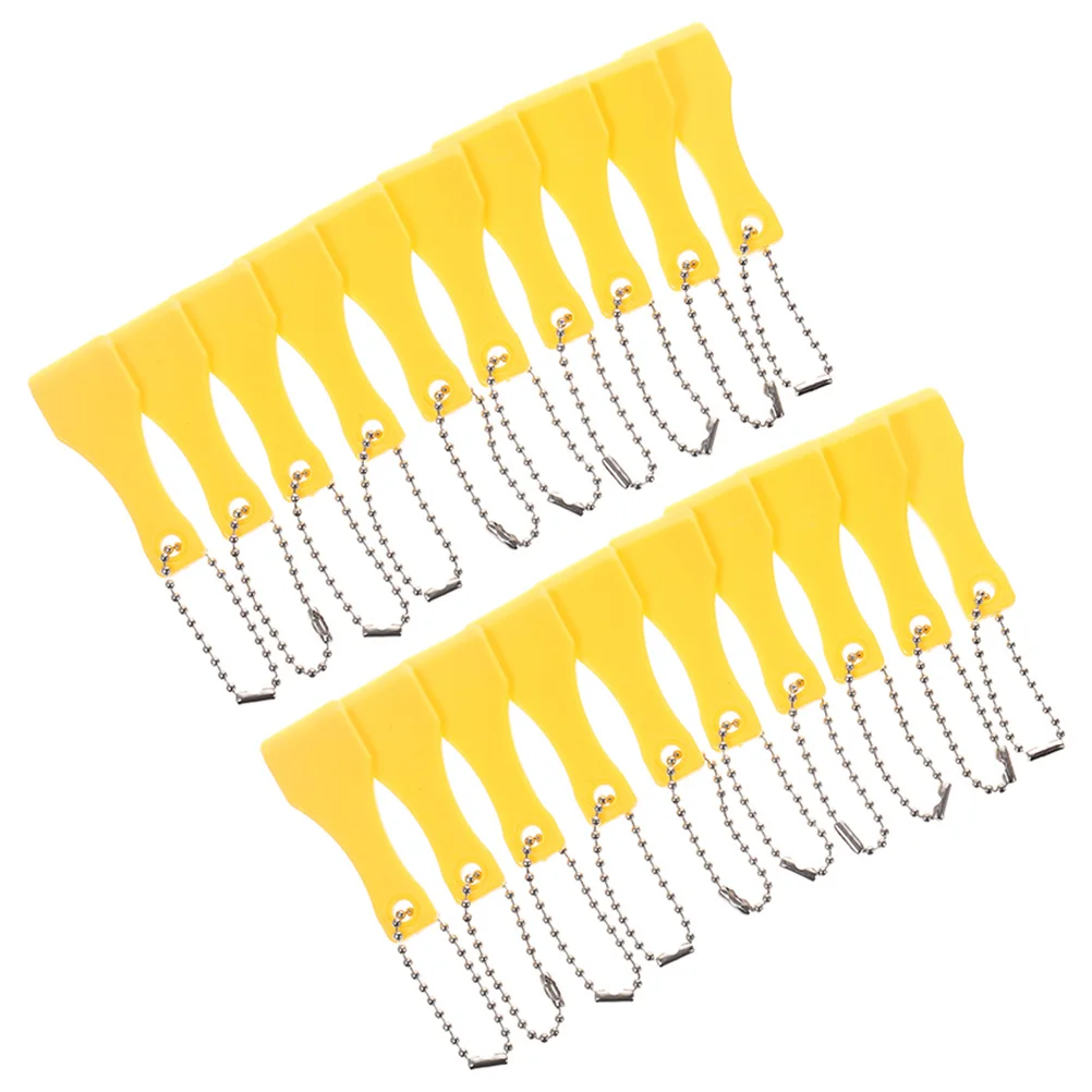 

20Pcs Sturdy Plastic Lottery Scraper Tool For Scratch Off Tickets Durable Multi-Purpose Lottery Ticket Scratcher