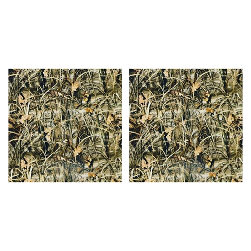 2X Hydrographic Film - Water Transfer Printing - Hydro Dipping -Reeds Camo 2 - 1 Meter