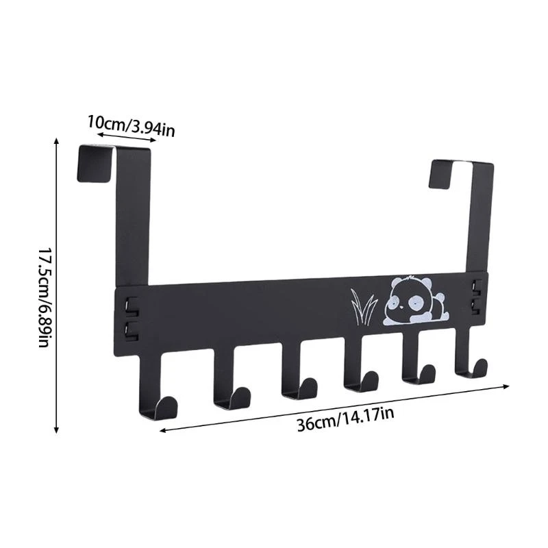  White Modern Door Hook Damage Proof Wall Mounted Storage Solution Practical