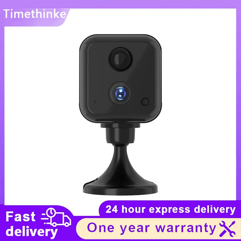 Wireless Battery HD Portable Security Camera No Drilling PIR Motion Detect Night Vision 140°Wide Angle Home Remote Monitor Cam