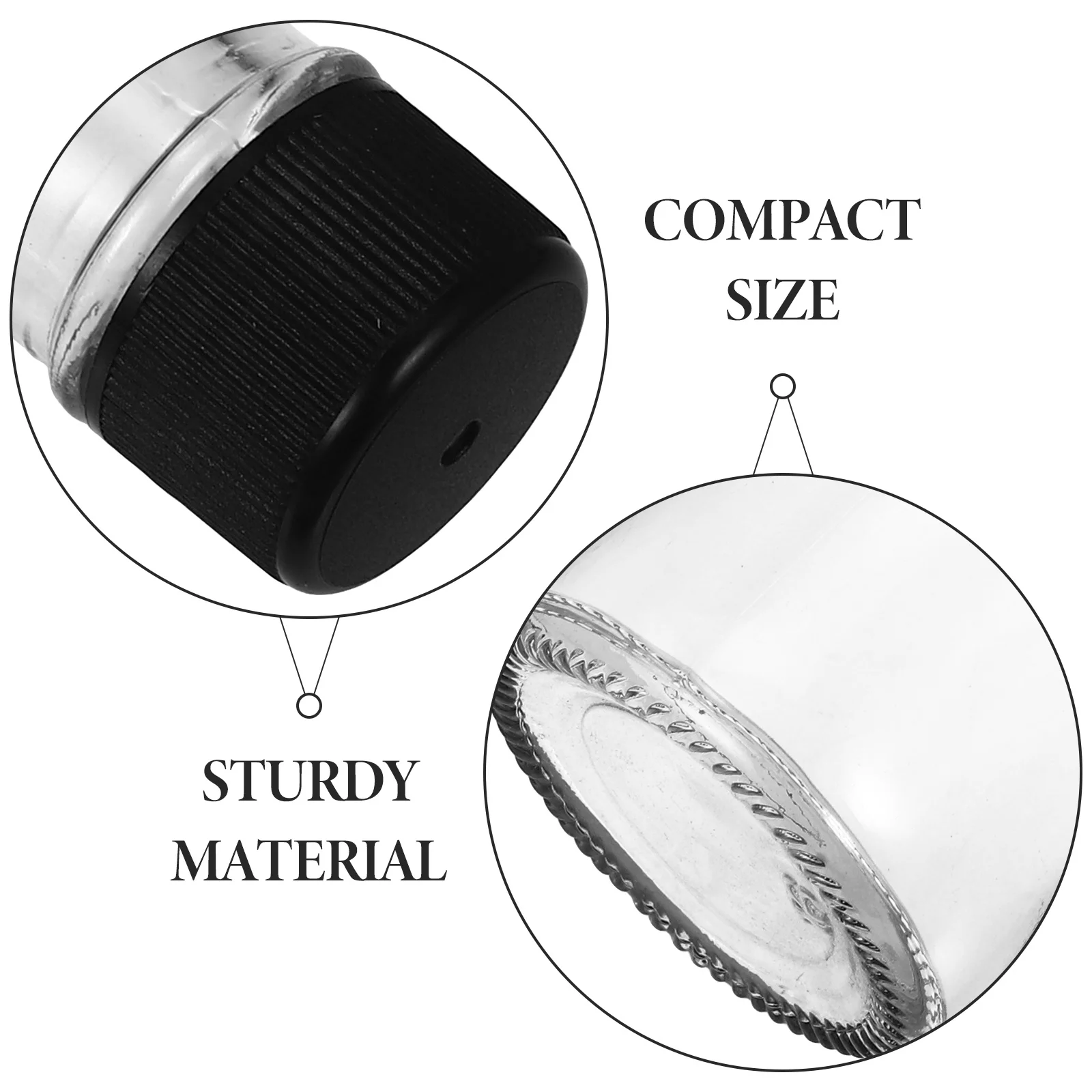 

6Pcs Sauce Bottles Glass Condiment Containers for Kitchen Picnic Salad Ketchup Jam Storage Bottle Sauce Bottles