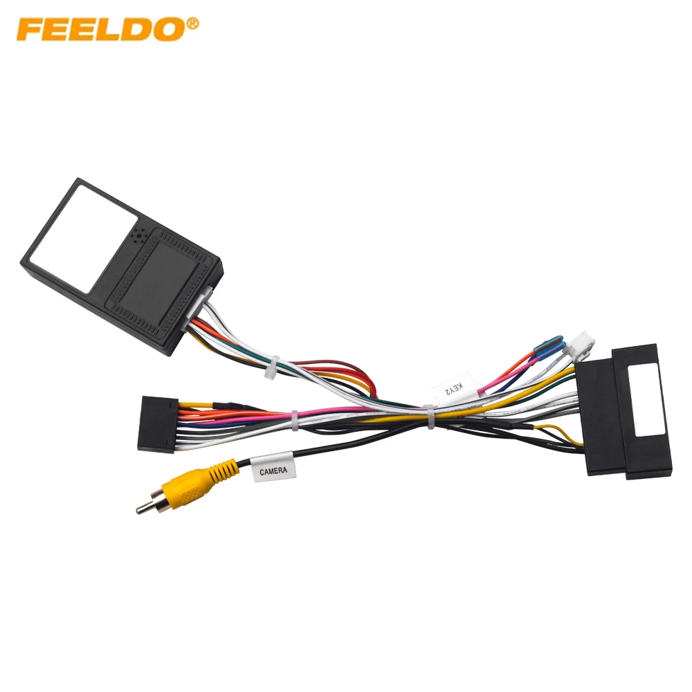 Car 16pin Power Cord Wiring Harness Adapter For Ford F150 Raptor 2019 Installation Head Unit