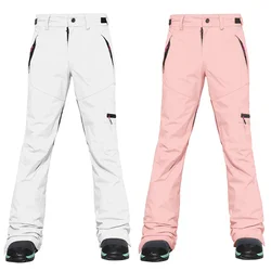 2024 New Ski Pants Women Pants Overalls Windproof Waterproof Ski Suits Men Mountain Snowboard Outdoor Hiking Ski Loose Trousers