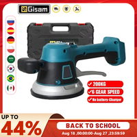 Gisam 6 Speed Tile Laying Machine Tile Vibration Leveling Machine Cordless Tile Installation Power Tool for Makita 18V Battery