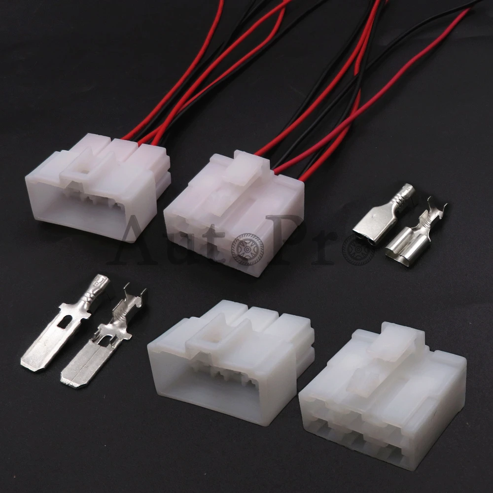 1 Set 6 Hole 6070-6471 6070-6481 AC Assembly Auto Wire Socket 171897-1 MG610049 Car Blower Resistance Relay Plug