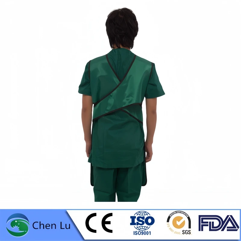 Protezione radiologica dai raggi X gamma, grembiule in piombo da 0,35/0,5 mmpb, protezione dalle radiazioni ionizzante, indumenti leggeri in piombo