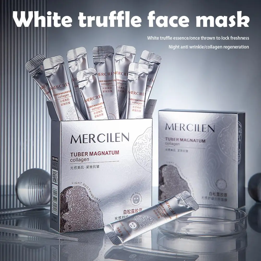 

20/40 шт. Mercilen White Truffle Sleeping Facial Masks: Увлажняющие, антивозрастные, отбеливающие маски для лица против морщин
