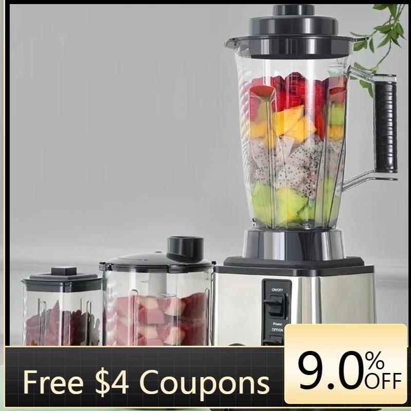 Commercial Wall Breaker Integrated Blender Juicer Meat Grinder Cooking Ice Crusher Blender