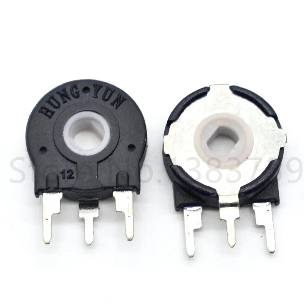 

5pcs Potentiometer vertical PT15-1K 2K 5K 10K 20K 50K 100K oval hole