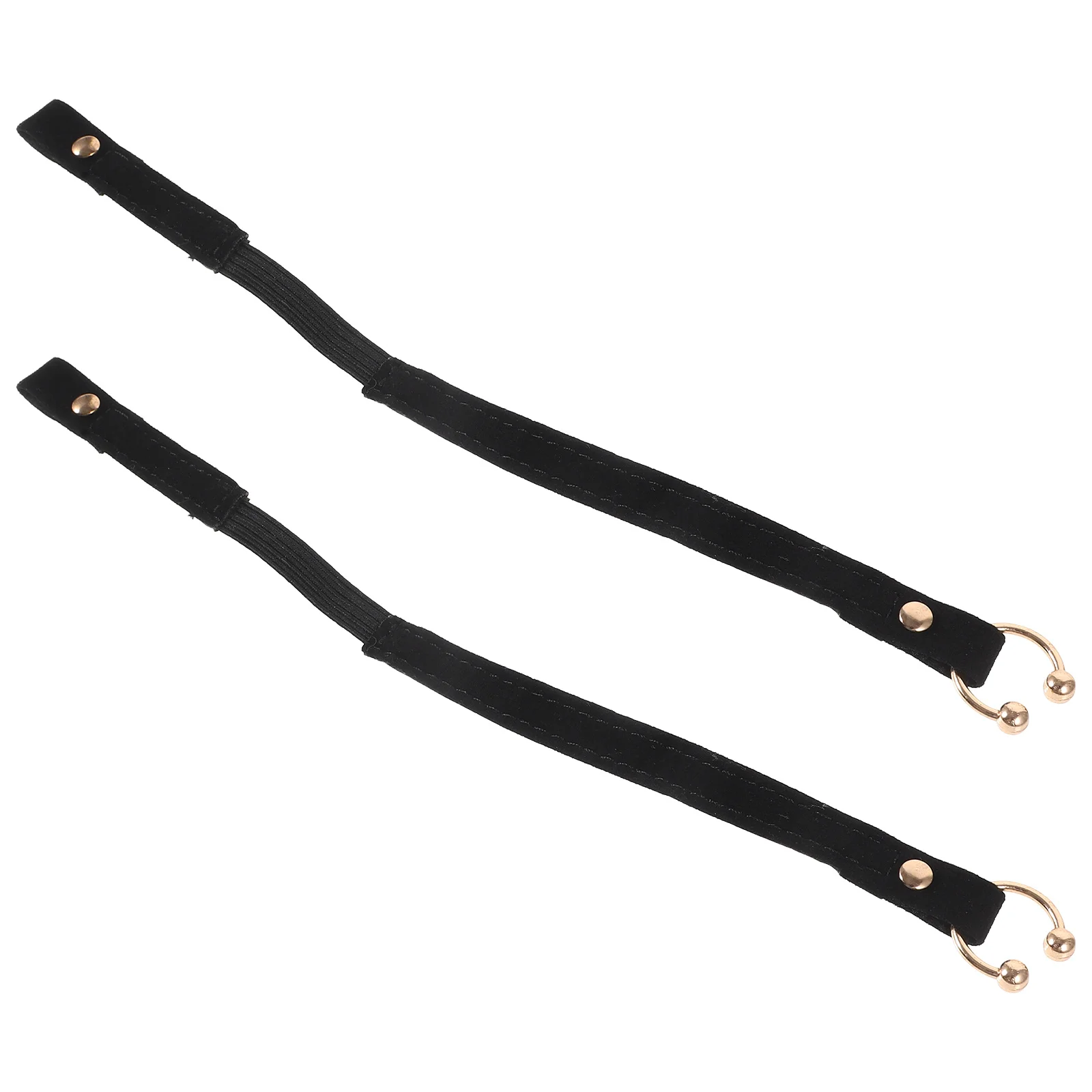 

1 Pair Black Elastic Shoe Straps For Heels Women Detachable Anti-Slip Heel Strap Replacement Ankle Straps High Heel Accessories