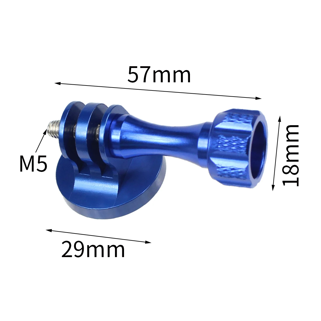 CNC Aluminium Kleiner Stativadapter mit Gewindeschraube für GoPro HD Hero 13 8 7 6 5 4 Session 2 3 SJcam Yi EKEN Action-Kameras – Detail 36