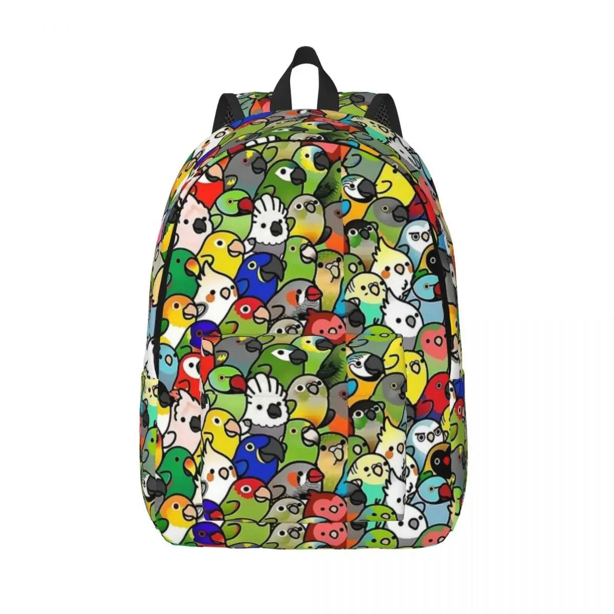 

Everybirdy Pattern Backpack Boy Girl Kids Student School Bookbag Colorful Rainbow Birds Exotic Daypack Preschool Primary Bag