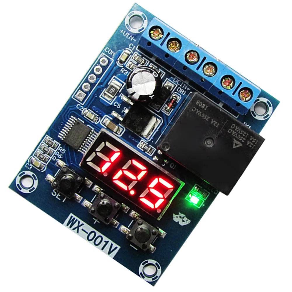 DC 12V Voltage Detection Module Relay Switch Circuit Measurement Charge And Discharge Detection Module