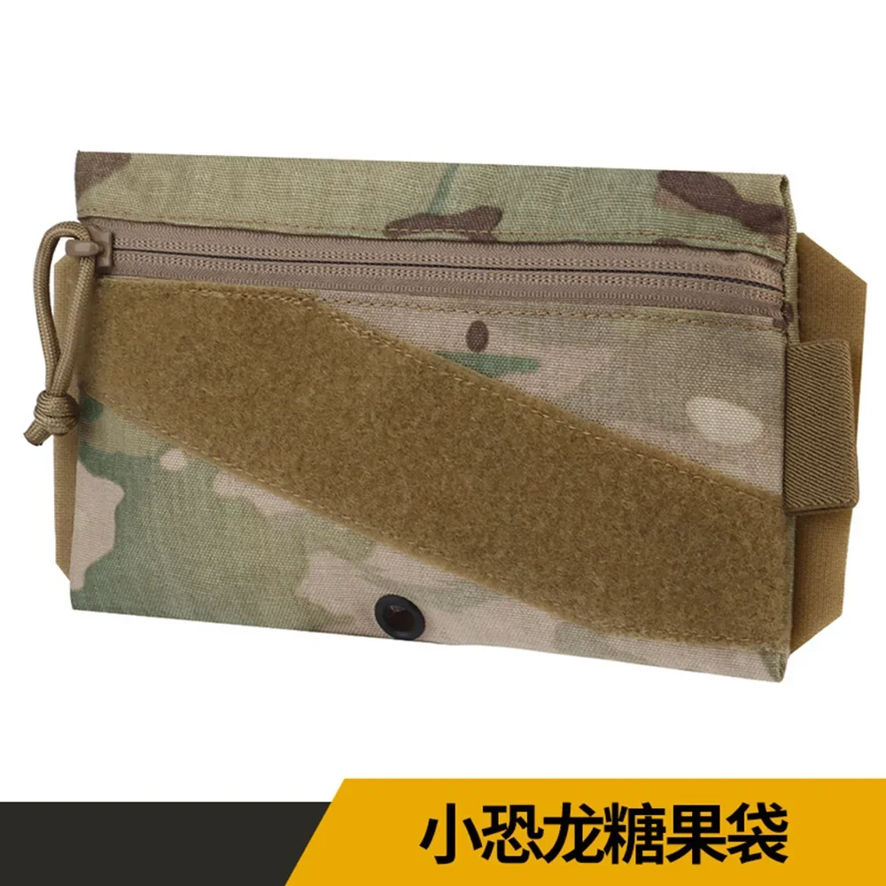 Tactical GP Candy Pouch Portable Hook Loop Patch Chest Rig Plate Carrier Hunting Vest Attached Bag Airsoft Storage Bag