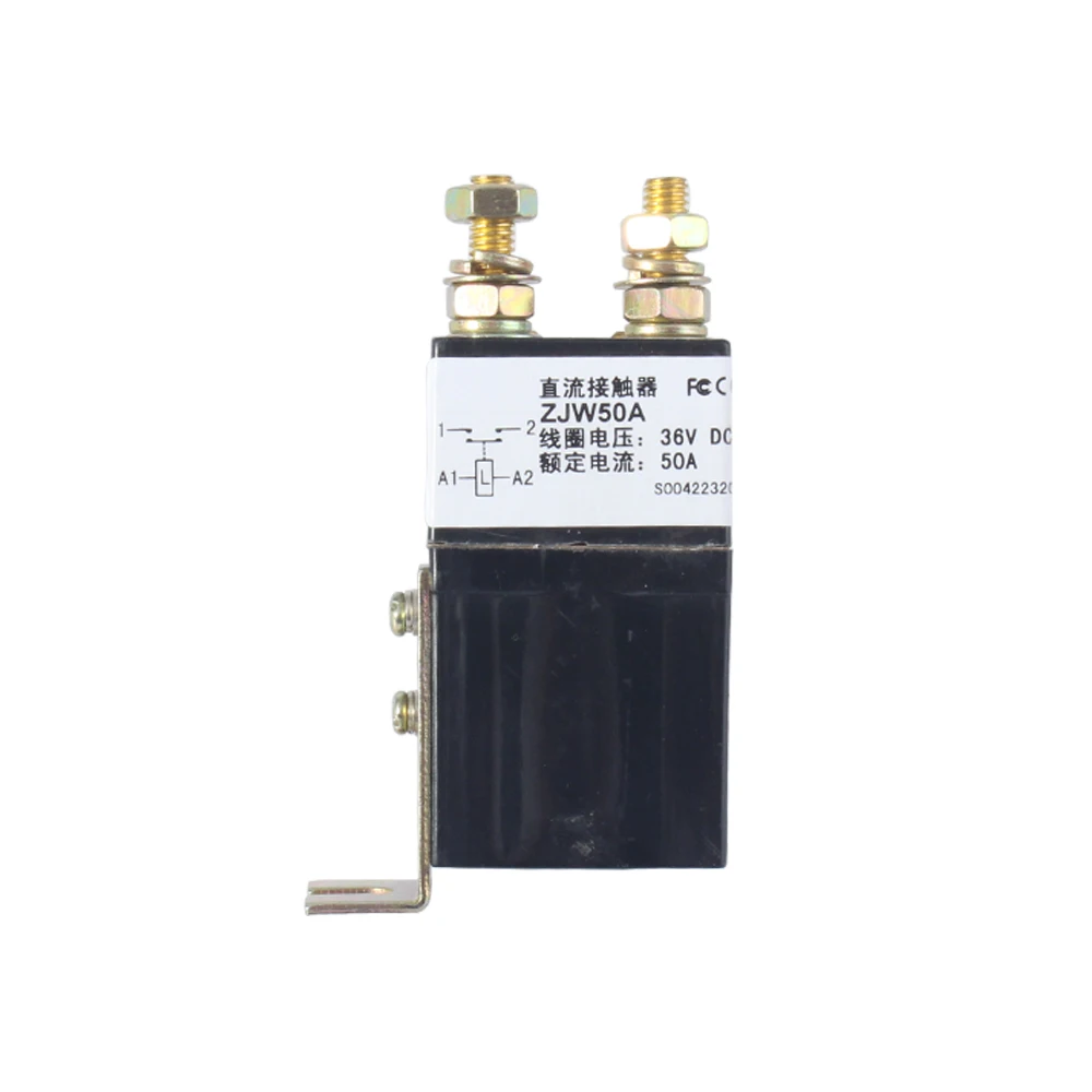 ZJW50A/100A/200A/400A/600A/800A DC contactors 1NO for cars and control system 12V 24V 72V engineering machinery