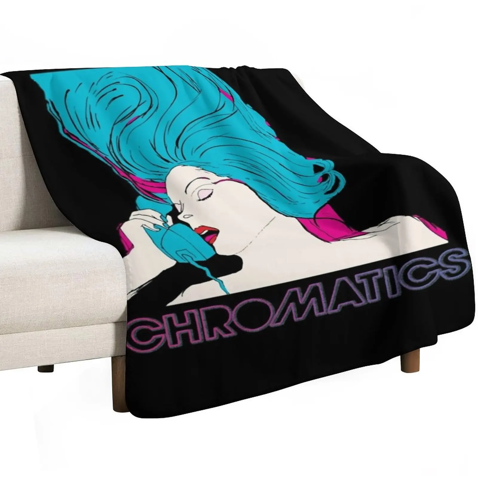 Chromatics - Band logo Classic Essential Throw Blanket heavy to sleep Luxury Thicken Quilt Bed Fashionable Bed Blankets