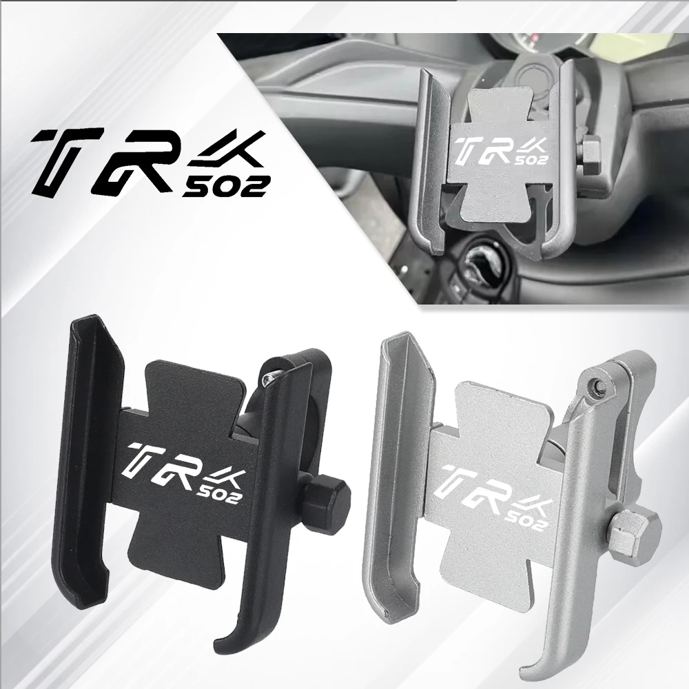 

For Benelli TRK502 TRK502X TRK 502 502X 2018-2024 2023 Motorcycle Accessories Handlebar Mobile Phone Holder GPS Stand Bracket