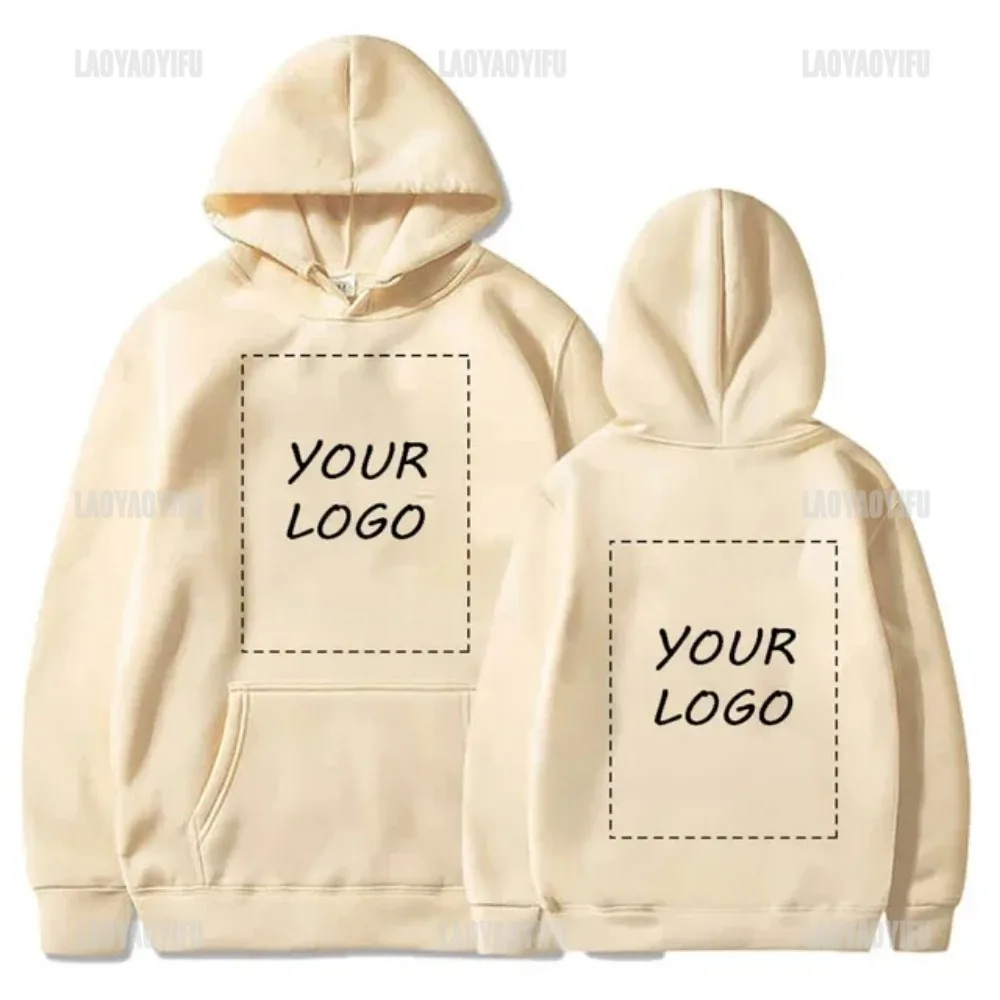 

2024 New Custom LOGO Hoodies Diy Text Couple Friends Family Design Image Print Clothing Sports Leisure Harajuku Hoodie