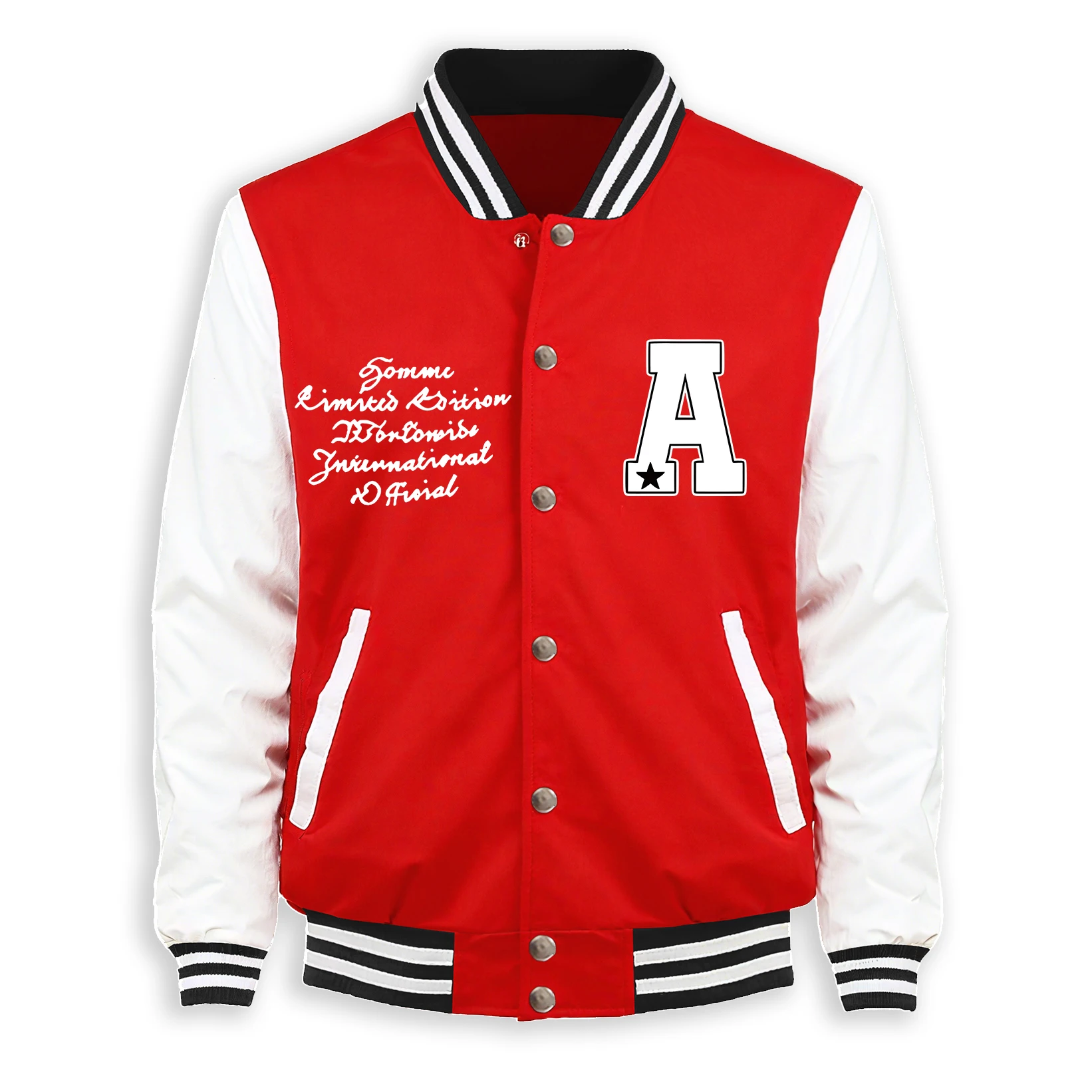 

Landscape Letters And Numbers 23 Prints Man Baseball Jersey Casual Loose Streetwear American Autumn Top Unisex Retro Clothing