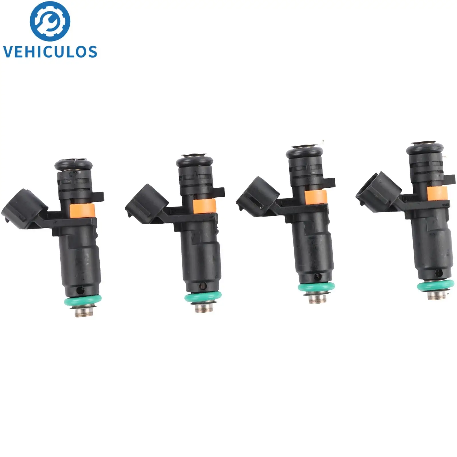 Injecteur de carburant FJ1195 06A906031CP FI11376S,67802 DI-56333 06A906031CP pour VW Jetta 2.0 2011-18 Seat Ibiza 1.2 1.4 1.6 2.0, 4 pièces