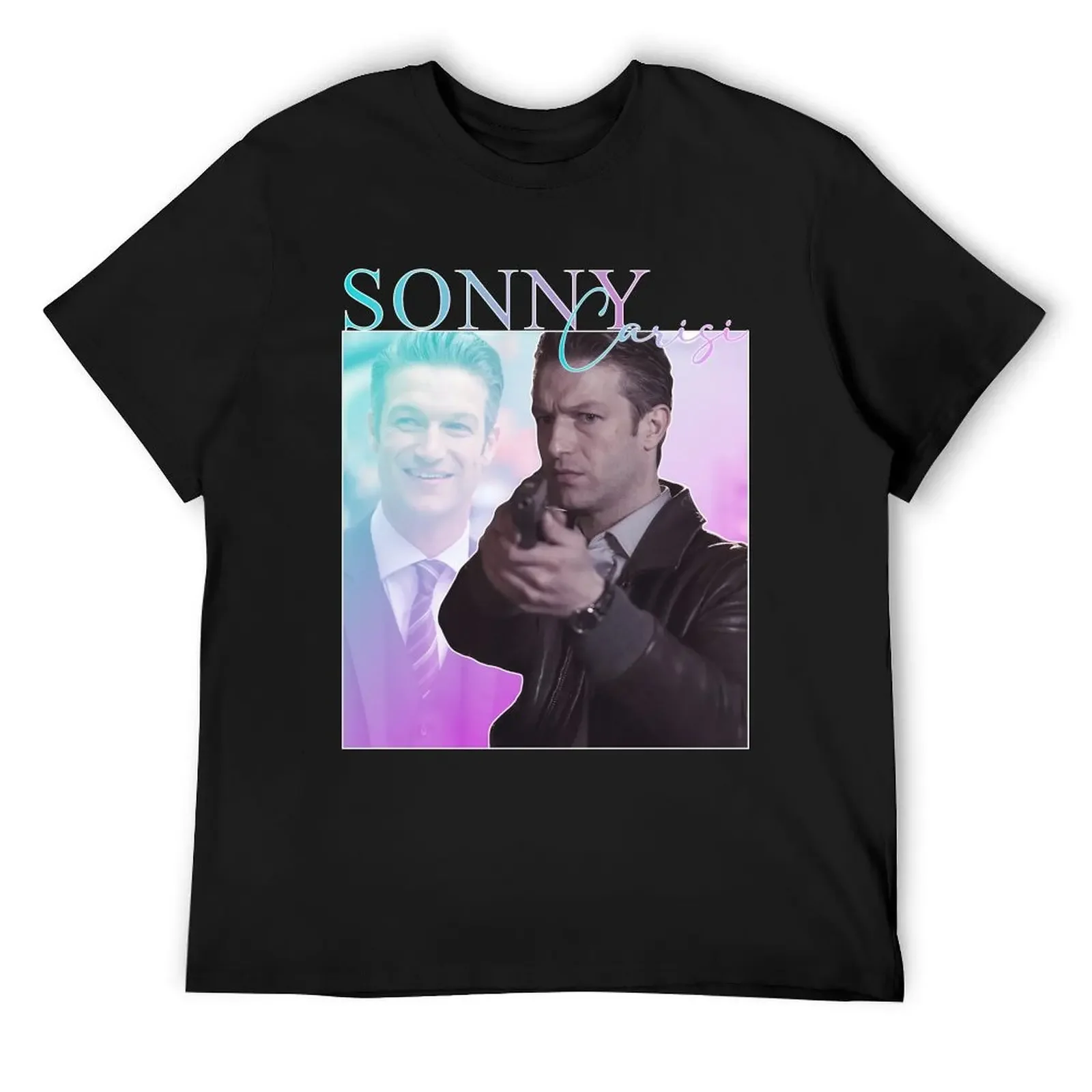 Law & Order SVU Sonny Carisi - Retro T Shirt T-Shirt cotton graphic tees graphic tee shirt men clothing