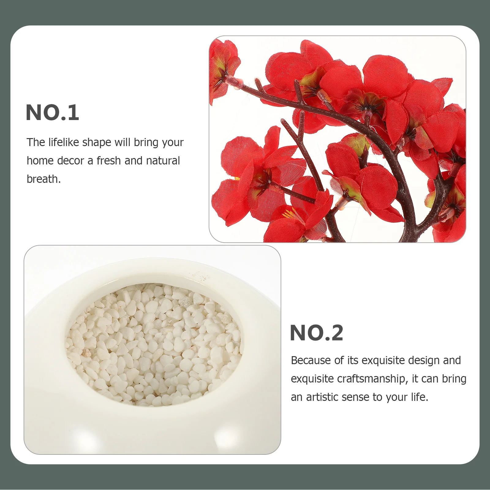 

Realistic Artificial Wintersweets Bonsai Potted Plant for Home Decor Indoor Outdoor Use Vivid Details Proper Size for Any Space