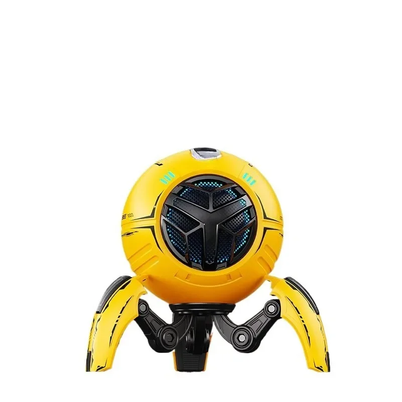 Audio subwoofer small steel cannon sci-fi sphere desktop speaker removable y