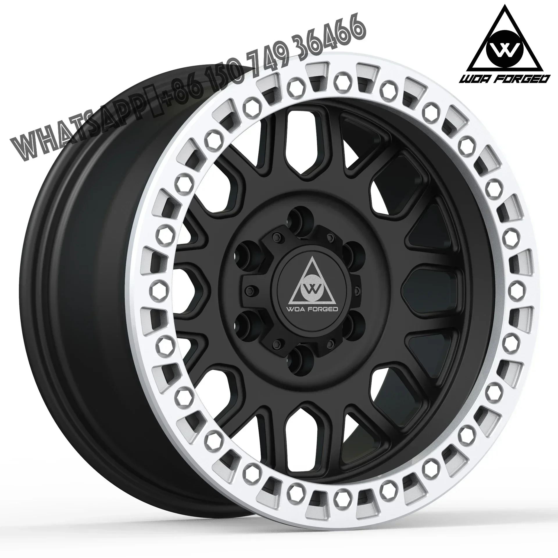 6061-T6 [Off-Road Wheel] 17 18 Inch 4x4 6*139.7 5*127 5*130 Off-road Wheel 6 Hole Bead Lock SUV Wheel