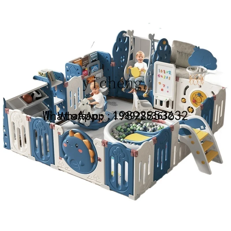 ABC Baby Protective Grating Baby داخلي لعبة المنزل سياج الأطفال الأرض سياج السلامة حصيرة للزحف الجنة