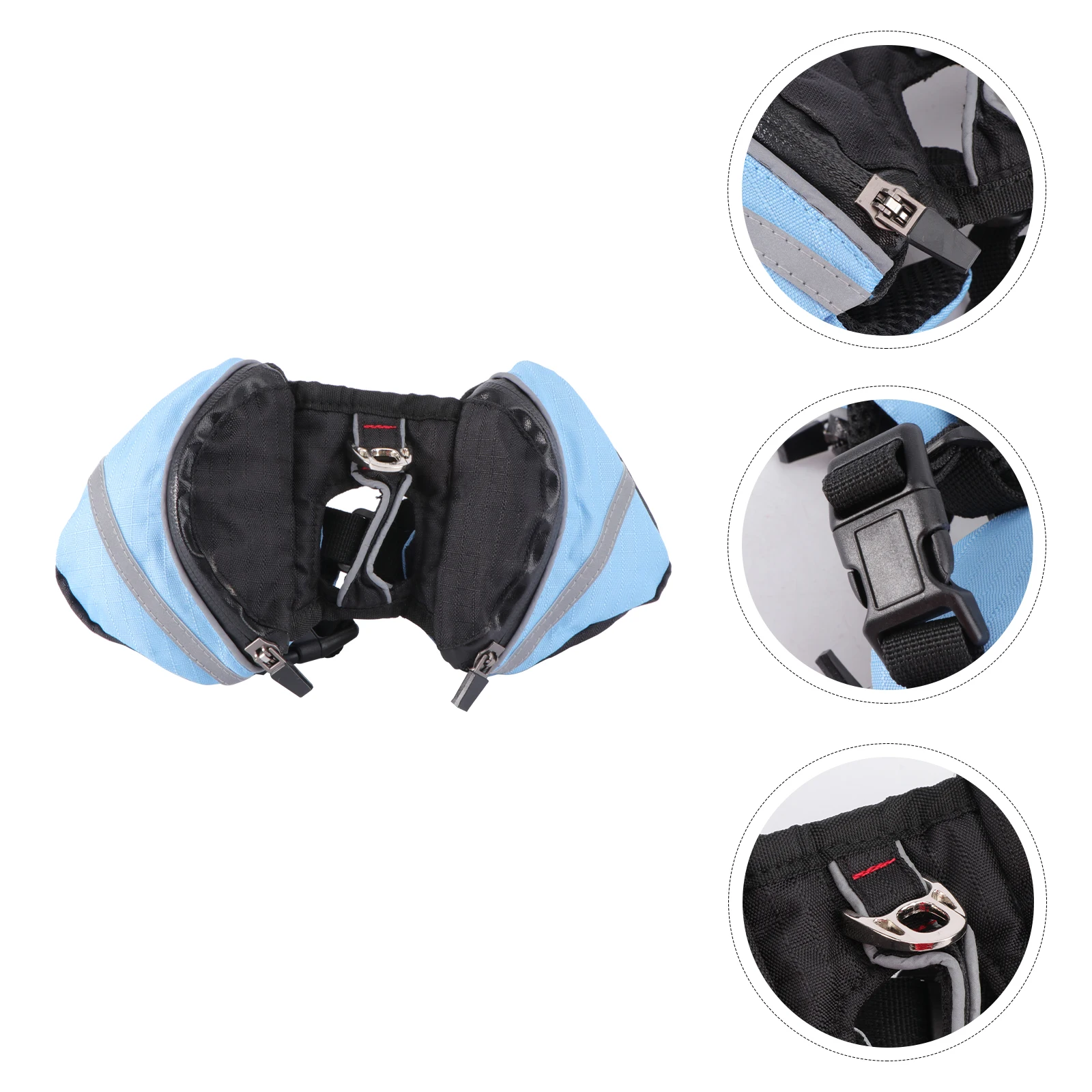 

Pet Dog Puppy Sports Backpack Portable Outdoor Breathable Hound Pack for Travel Camping Hiking (Blue, Size XS)