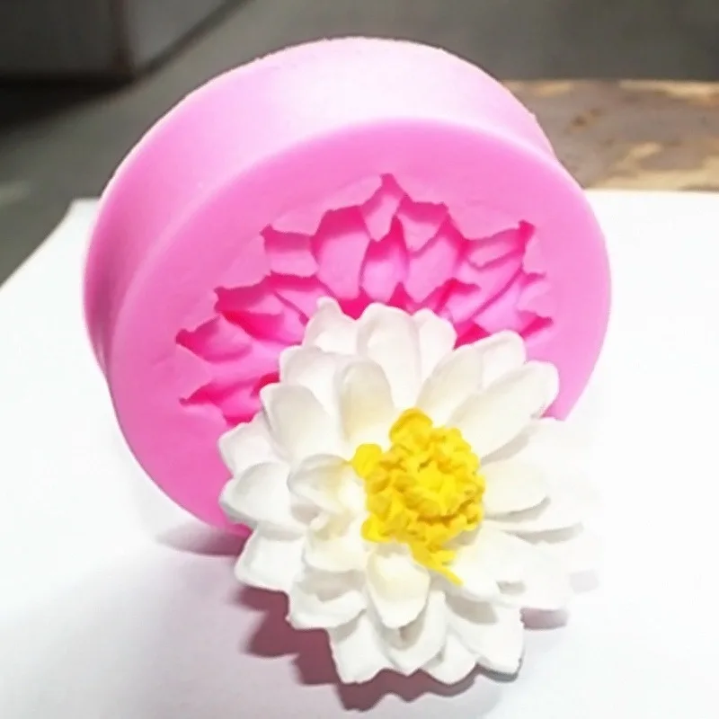 New lotus Flower Silicone Resin Clay Molds Handmade Resin Mold Polymer Clay Mold