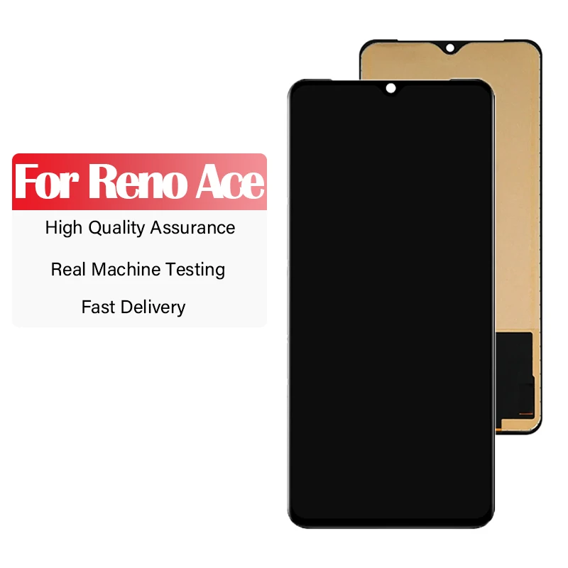 LCD Screen for 6.50 inches OPPO Reno Ace PCLM10 LCD Touch Screen Digitizer Assembly with Repair Tool and Glue for realme x2 pro