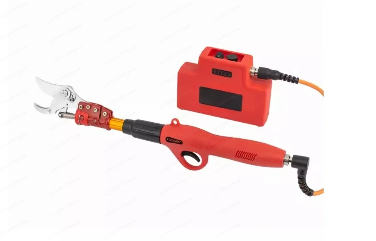 

【2026】Lithium battery high branch shears extended pruning shears, opening 4 cm electric fruit tree thick branch shears