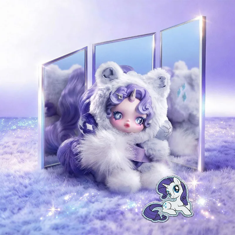 POP MART Minor Flaws Skullpanda My Little Pony Series Plush Pendant Doll Mystery Box Guess Bag Toys Perfect Gift for Girl view 3