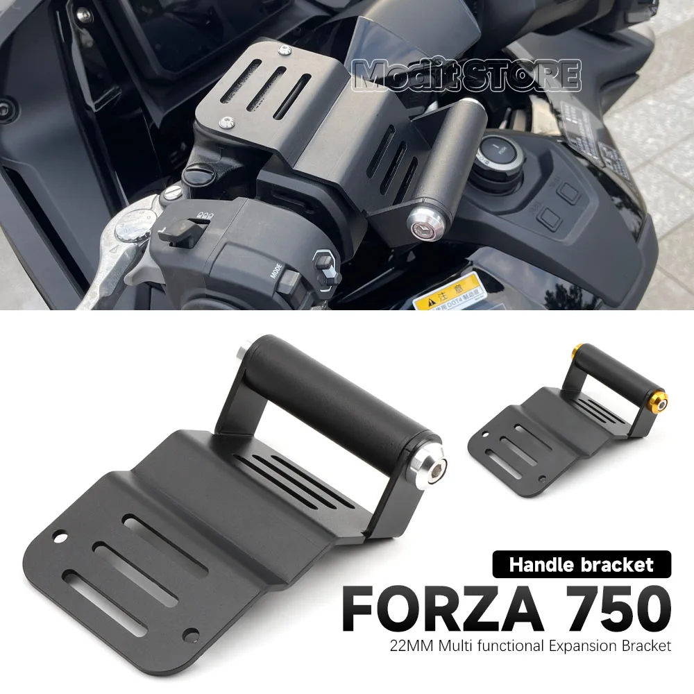 For Honda Forza750 FORZA 750 nss750 2025 2026 Motorcycle Handlebar Extension Bracket GPS Navigation Mobile Phone Holder 22MM