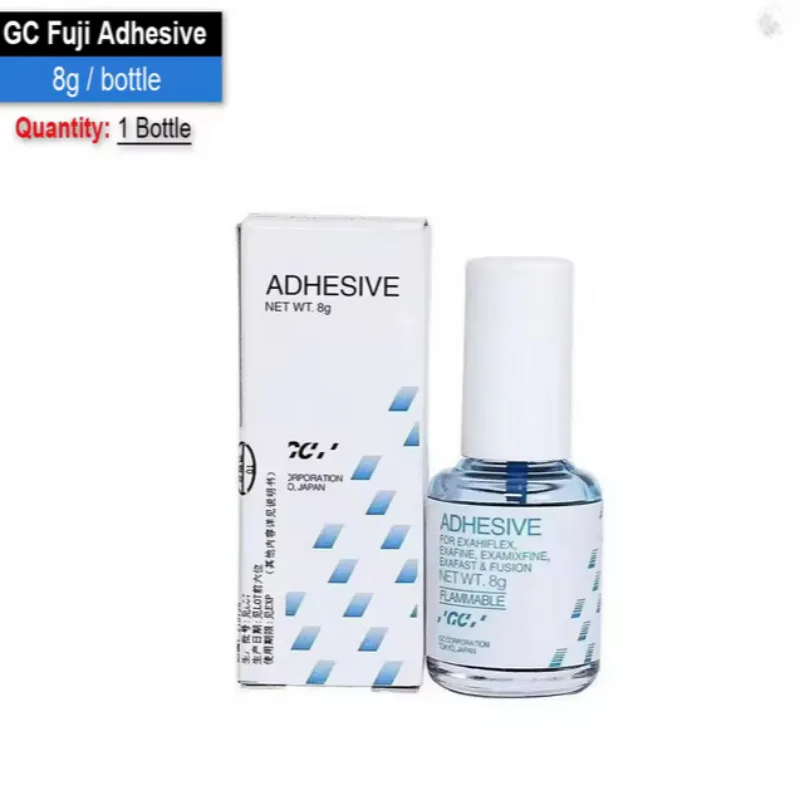 

Fuji GC силиконовый резиновый кронштейн для поддонов, клей для фотоотверждения, 8 г/бутылка, полость рта, протез, материал для ухода за больными, лабораторные инструменты