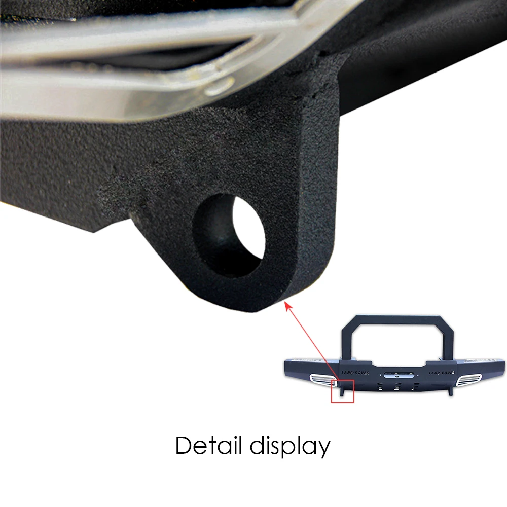 4x4 قطع غيار الملحقات لاند روفر ديفندر 90 110 المصد الأمامي U بار غطاء المصد الأمامي ملحقات شريط الثور #5