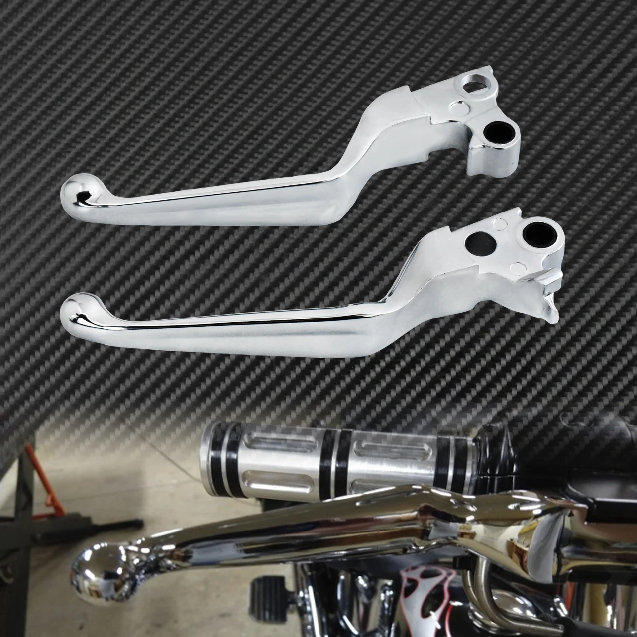 Brake Clutch Levers Motorcycle  Hand Control Brake Levers For Harley Touring Road King FLHR FLHTK Softail FLSTF Sportster XL883