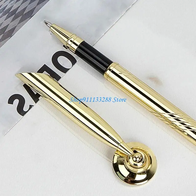 

G88D 4 Pcs Counter Service Pen Ballpoint Pen Reception Service Pen Wedding Guest Sign Pen Pen with Base for Bank